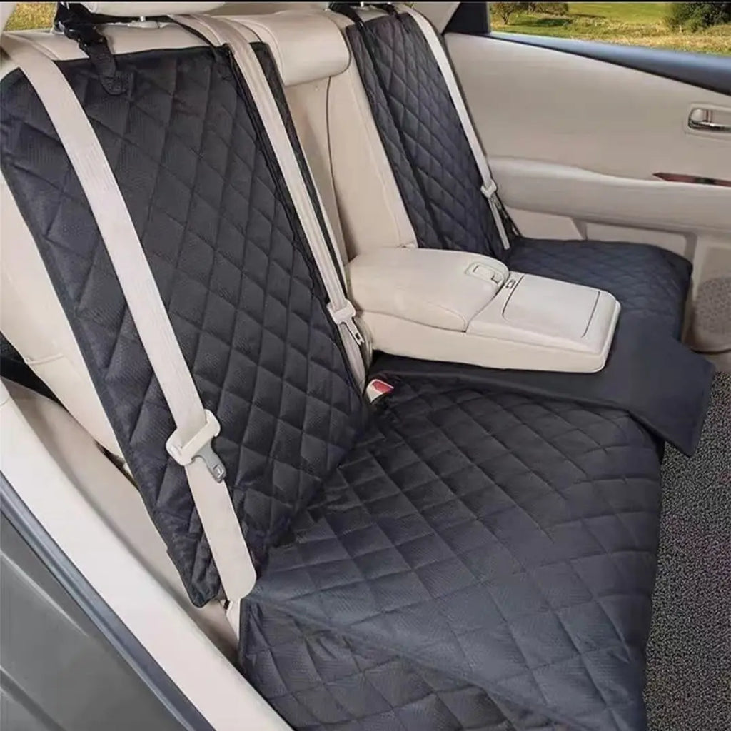 Waterproof Dog Car Seat Cover | Pet Mattress Carrier with Armrest