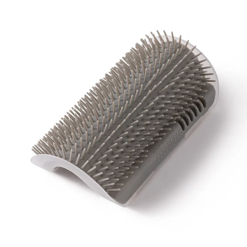 Cat Self-Grooming Brush & Corner Scratcher with Massage Toy