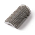Cat Self-Grooming Brush & Corner Scratcher with Massage Toy