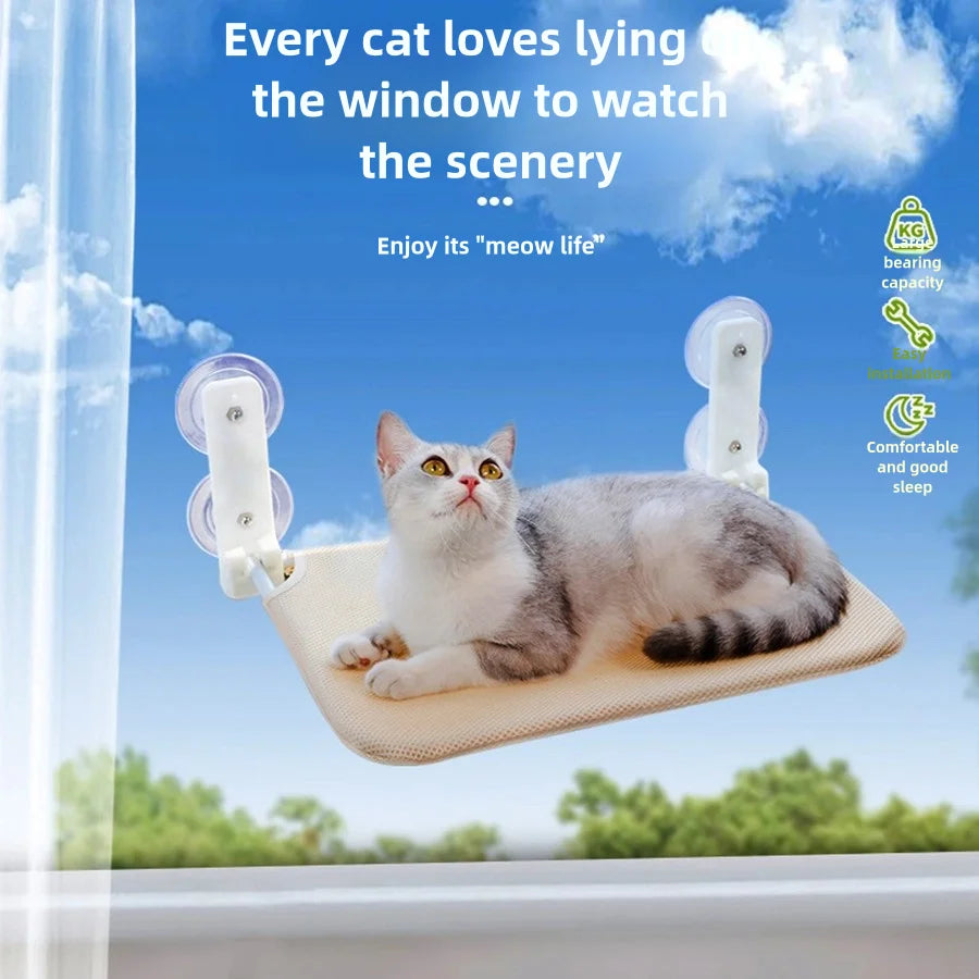 Window Mounted Cat Hammock Bed