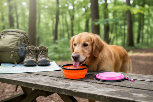 Collapsible Dog Bowls Lifestyle